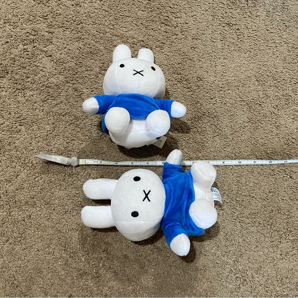 Miffy's Adventures Big & Small 8" MIFFY Plush Stuffed Toy 2017 Jazwares Lot Of 2 - Picture 7 of 7